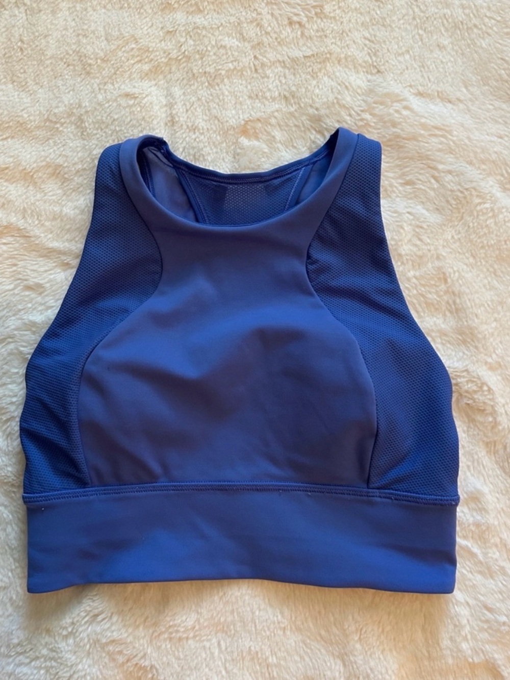 lululemon athletica Blue/Purple High-Neck Crop Top